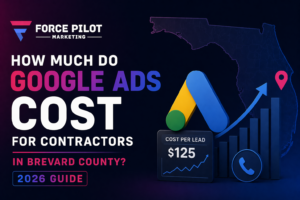 Contractor or business owner looking at numbers